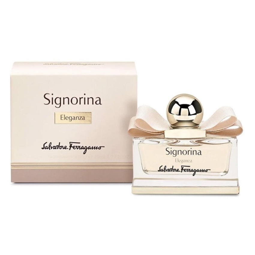 Bộ Nước Hoa Nữ Signorina Eleganza Eau De Parfum (5ml) + Lotion (50ml)